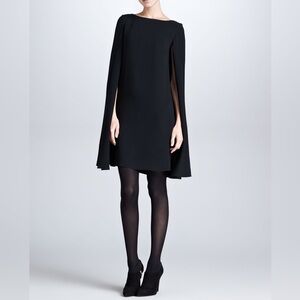 Ralph Lauren Vintage Black Label Sleeveless Cape Dress Size 6